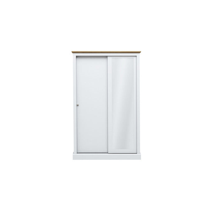 DEVON 2 DOOR SLIDING WARDROBE WHITE