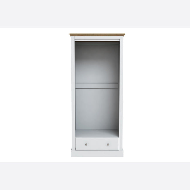 DEVON 2 DOOR WARDROBE WHITE