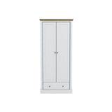 DEVON 2 DOOR WARDROBE WHITE