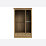 DEVON 3 DOOR 2 DRAWER WARDROBE OAK