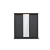 DEVON 3 DOOR SLIDING WARDROBE CHARCOAL