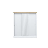 DEVON 3 DOOR SLIDING WARDROBE WHITE