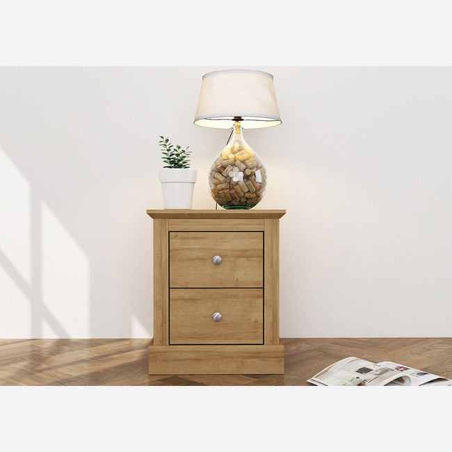 DEVON BEDSIDE CABINET OAK