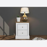 DEVON BEDSIDE CABINET WHITE