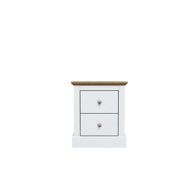 DEVON BEDSIDE CABINET WHITE