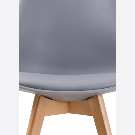 LOUVRE CHAIR GREY (PACK OF 2)