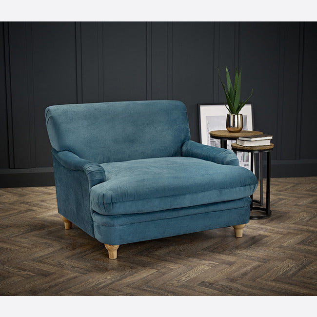 PLUMPTON CHAIR PEACOCK BLUE