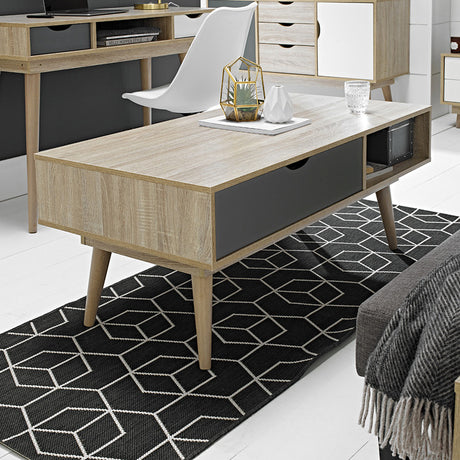 SCANDI COFFEE TABLE GREY