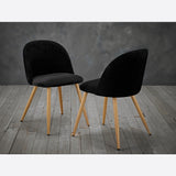 VENICE DINING CHAIRS BLACK (PK 2)